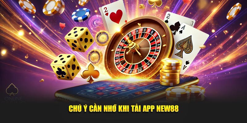 Chú ý cần nhớ khi tải app New88