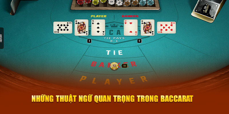 Những thuật ngữ quan trọng trong game Baccarat online